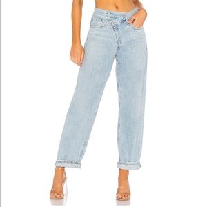 Agolde Criss Cross Asymmetrical Upsized Jean